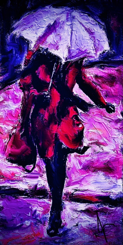 Lady In Red by artist James Stout